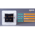 Igoto British Standard Electrical Light Wall Switches 3 Gang 1 Way